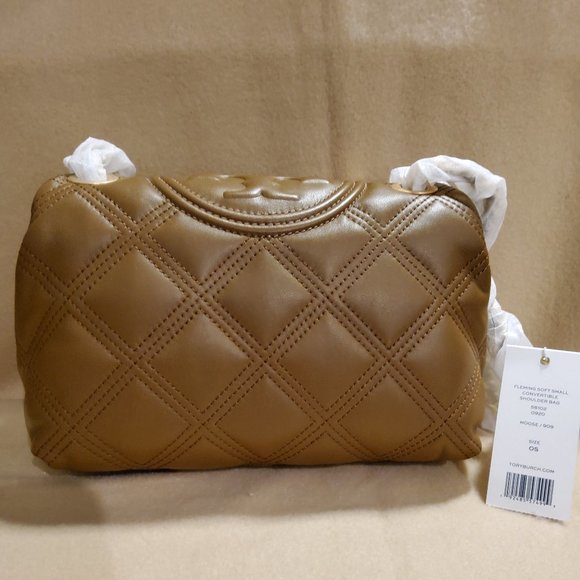 Tory Burch Soft Small Convertible Fleming Shoulder Bag - Picture 3 of 12